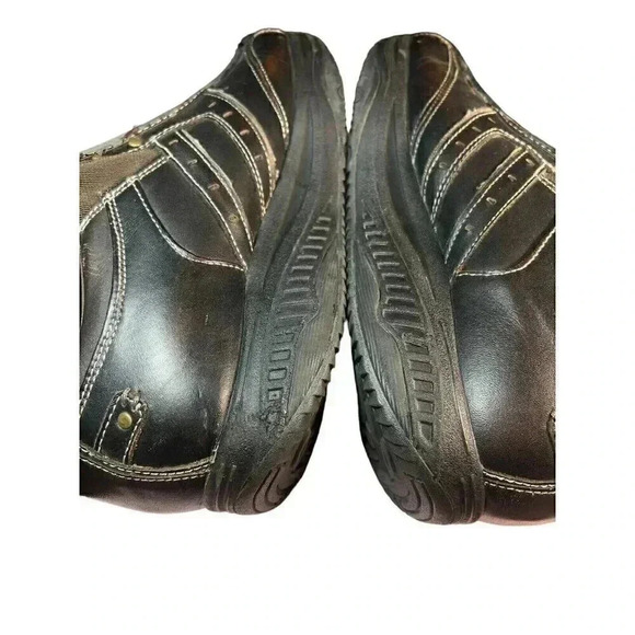 Skechers Men's Size 12 Shape-Ups Rocker Toning Shoe 66501 Strider Brown Leather - Picture 13 of 13